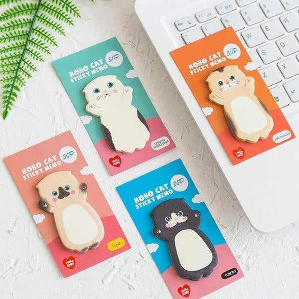 Kitty Sticky Note Memo Pad | Luvikno