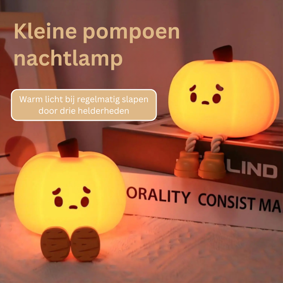 GlowPumpkin Lys - Atmosfærisk Nattlys med Varm Glød Luvikno