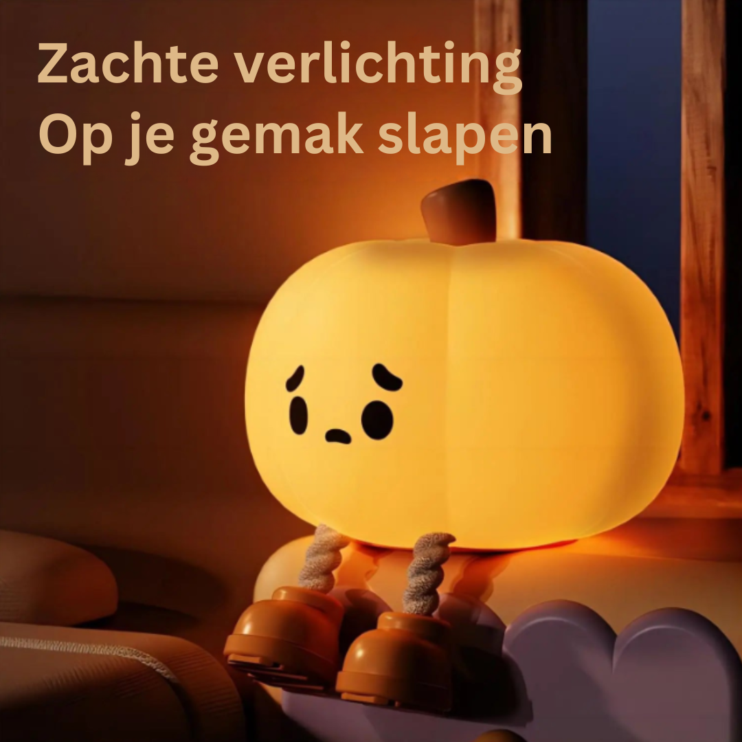 GlowPumpkin Lys - Atmosfærisk Nattlys med Varm Glød Luvikno