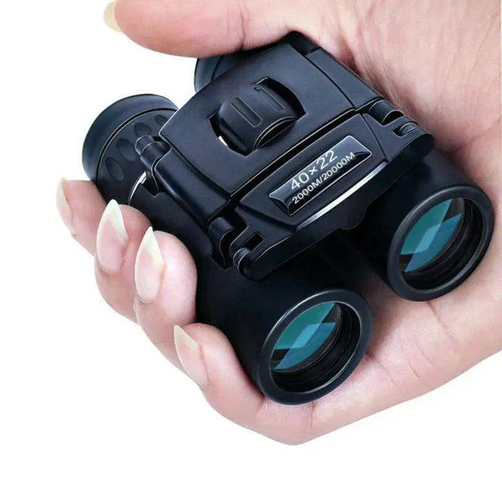 Folding binoculars 40x22 for travel and outdoor | Luvikno