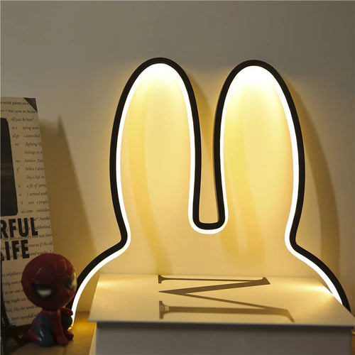USB Oppladbar Kanin Nattlys med Ambient Belysning - BunnyLight | Luvikno