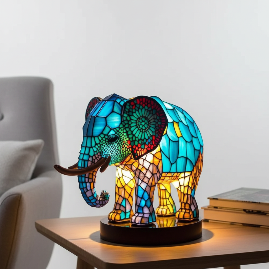 Kunstnerisk Bordlampe - AnimalGlow | Luvikno