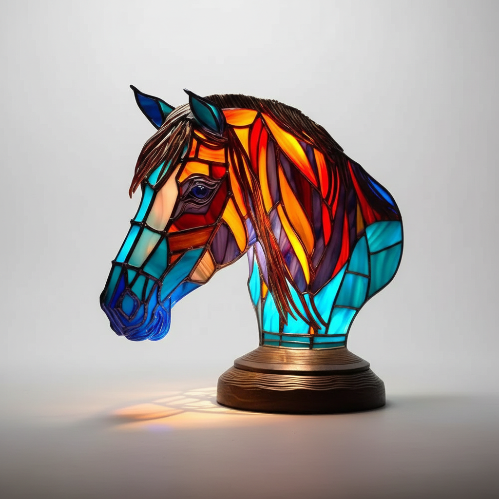 Kunstnerisk Bordlampe - AnimalGlow | Luvikno