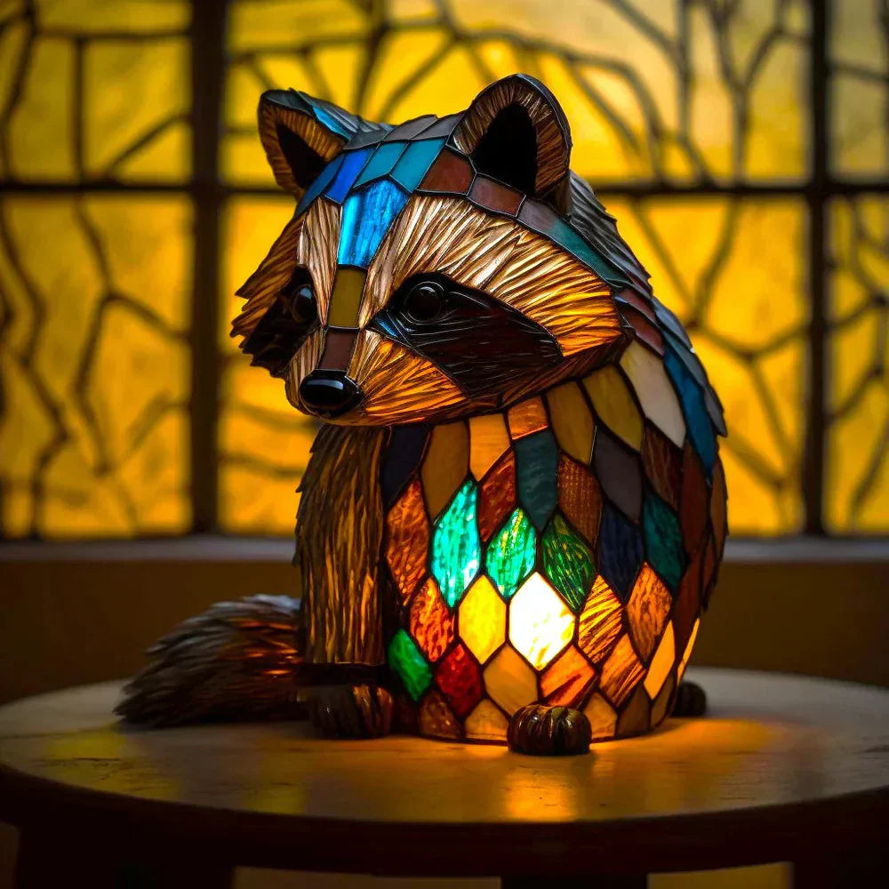 Kunstnerisk Bordlampe - AnimalGlow | Luvikno