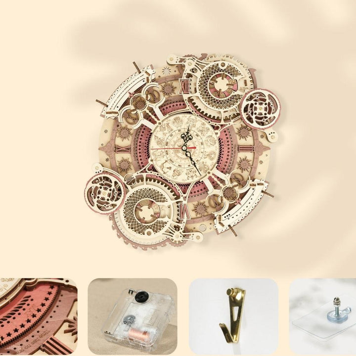 Zodiac Veggklokke og Kalender Luvikno