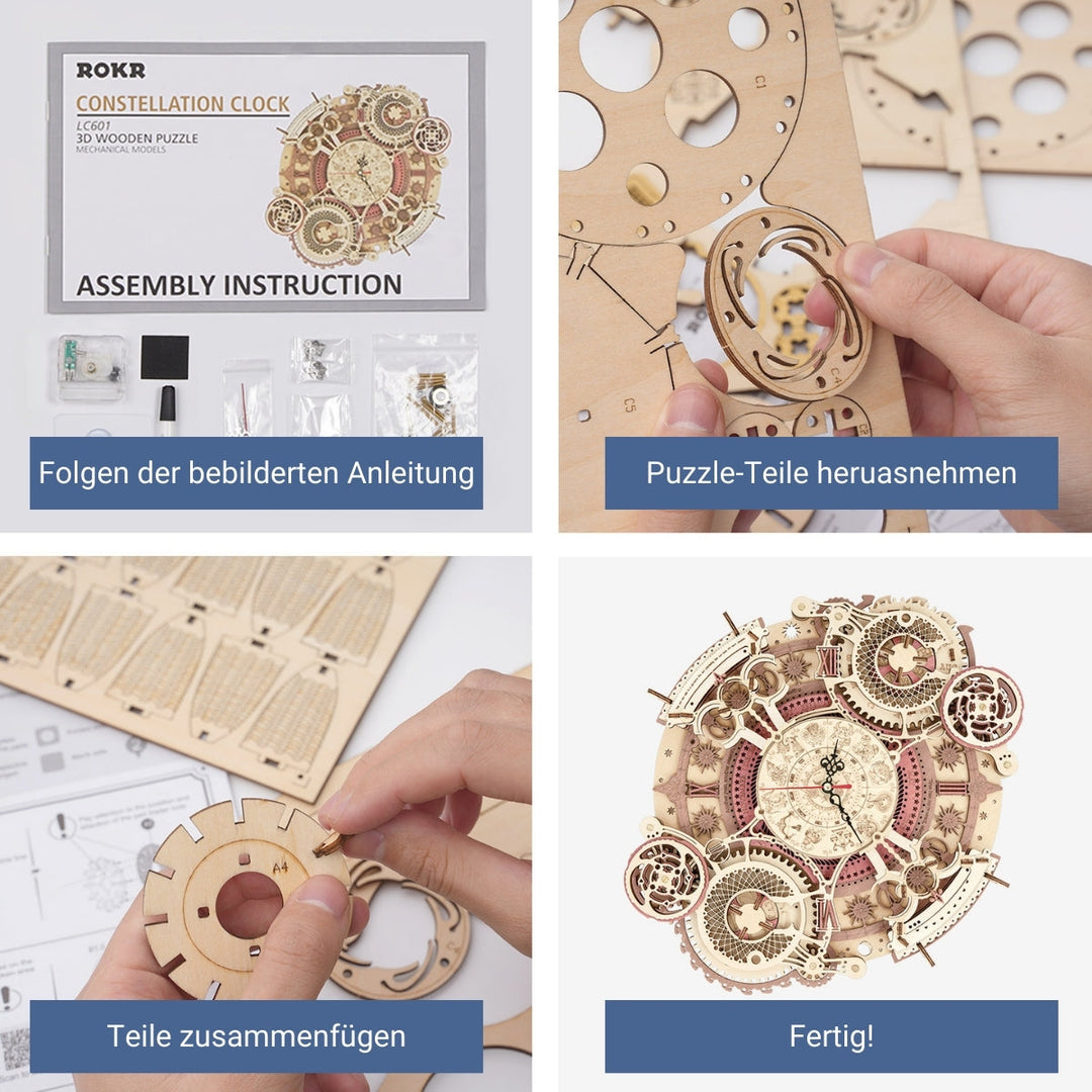 Zodiac Veggklokke og Kalender Luvikno