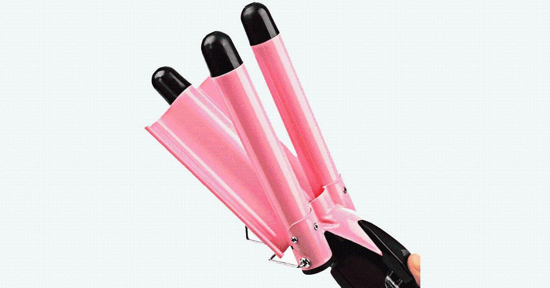 Ny generasjon LCD-skjerm triple fat curling iron – Den beste måten å få perfekte krøller på | Luvikno