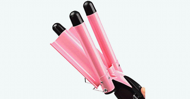 Ny generasjon LCD-skjerm triple fat curling iron – Den beste måten å få perfekte krøller på | Luvikno