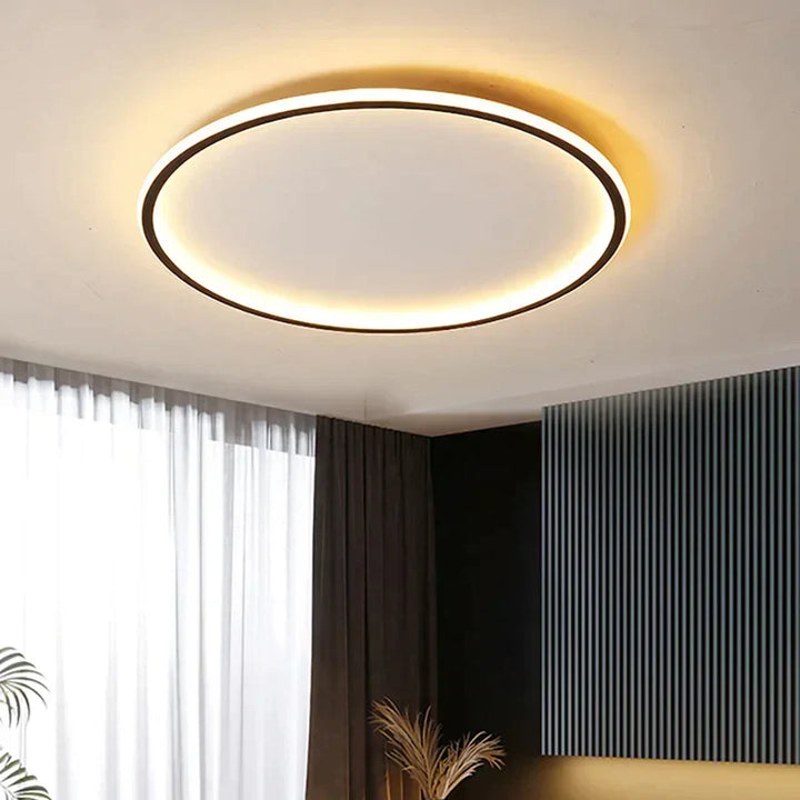 Stilig rund taklampe for moderne eleganse | Luvikno