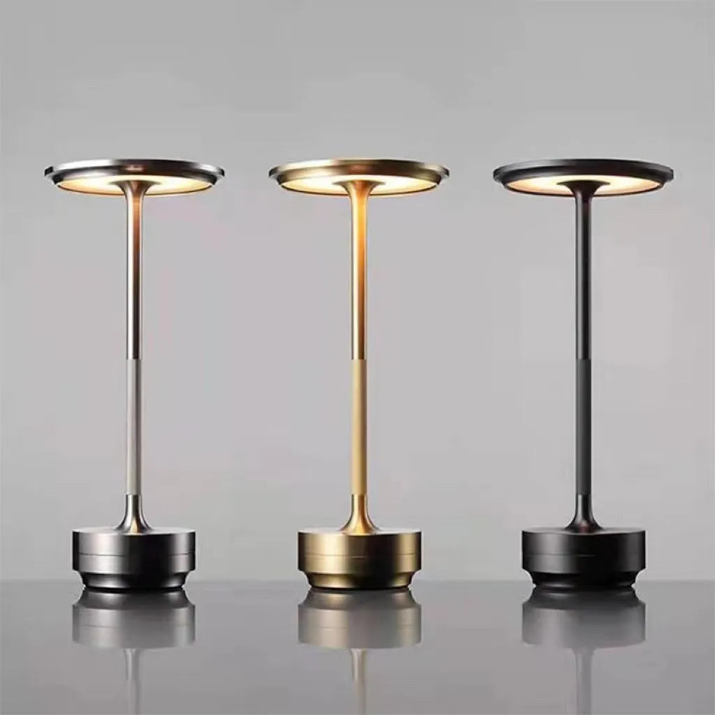 Dimmbar industriell stil bordlampe – justerbar LED-lampe for stue og kontor | Luvikno