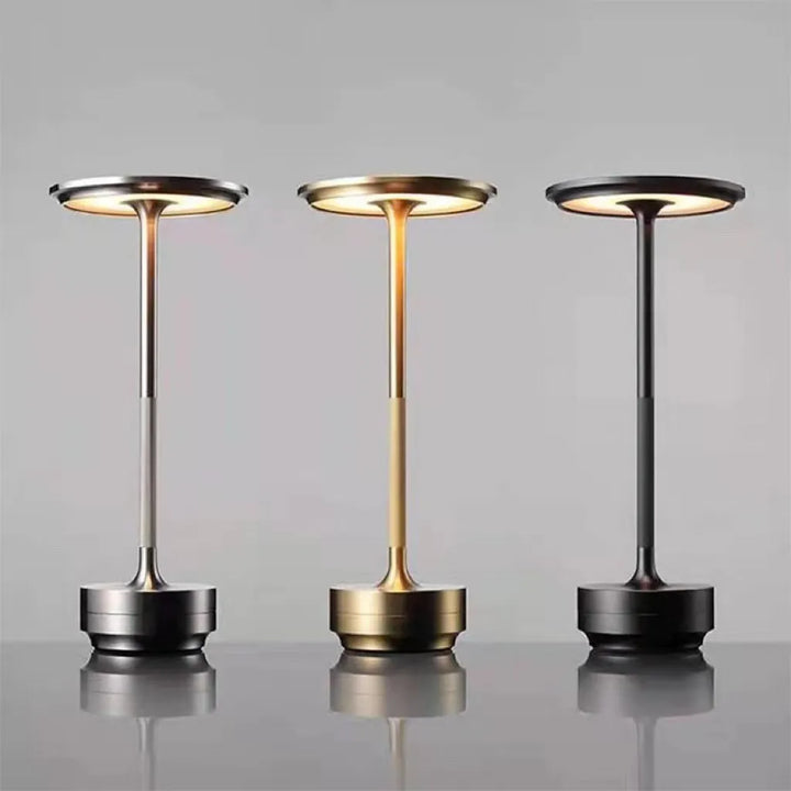 Dimmbar industriell stil bordlampe – justerbar LED-lampe for stue og kontor | Luvikno