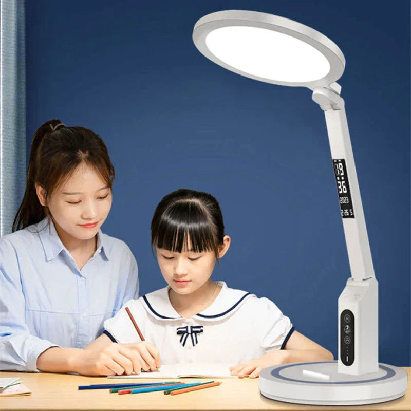 TimeGlow - Multifunksjonell LED klokke skrivebordslampe | Luvikno