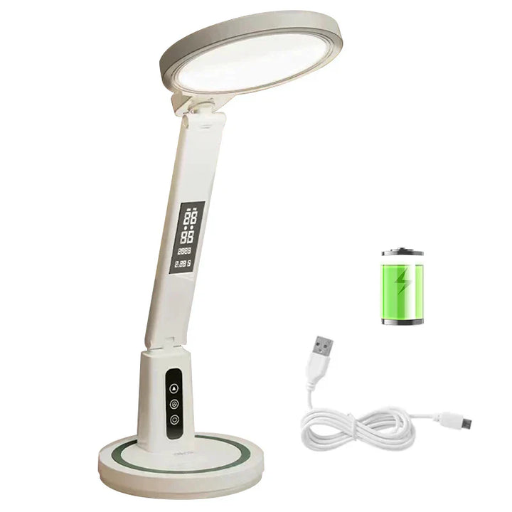 TimeGlow - Multifunksjonell LED klokke skrivebordslampe | Luvikno
