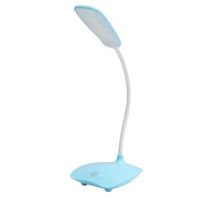 Multifunksjonell LED bordlampe med fleksibel hals – Dimmbar, øyevennlig, perfekt for kontor og nattbord | Luvikno
