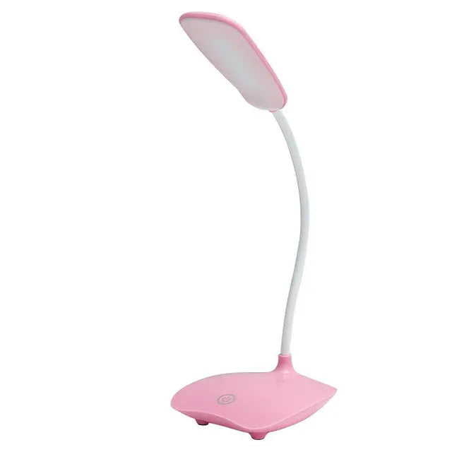 Multifunksjonell LED bordlampe med fleksibel hals – Dimmbar, øyevennlig, perfekt for kontor og nattbord | Luvikno