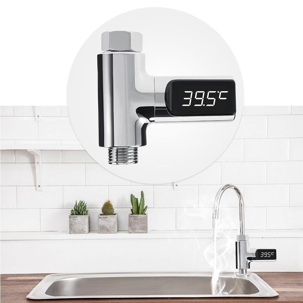 Digital Selvstrømmet Badtermometer | Luvikno