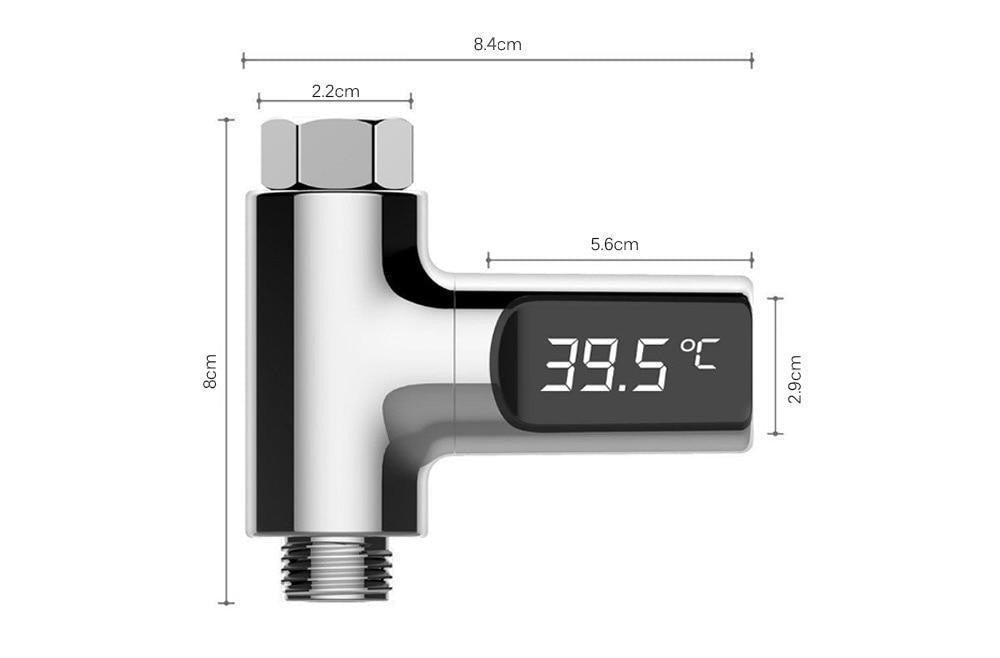 Digital Selvstrømmet Badtermometer | Luvikno