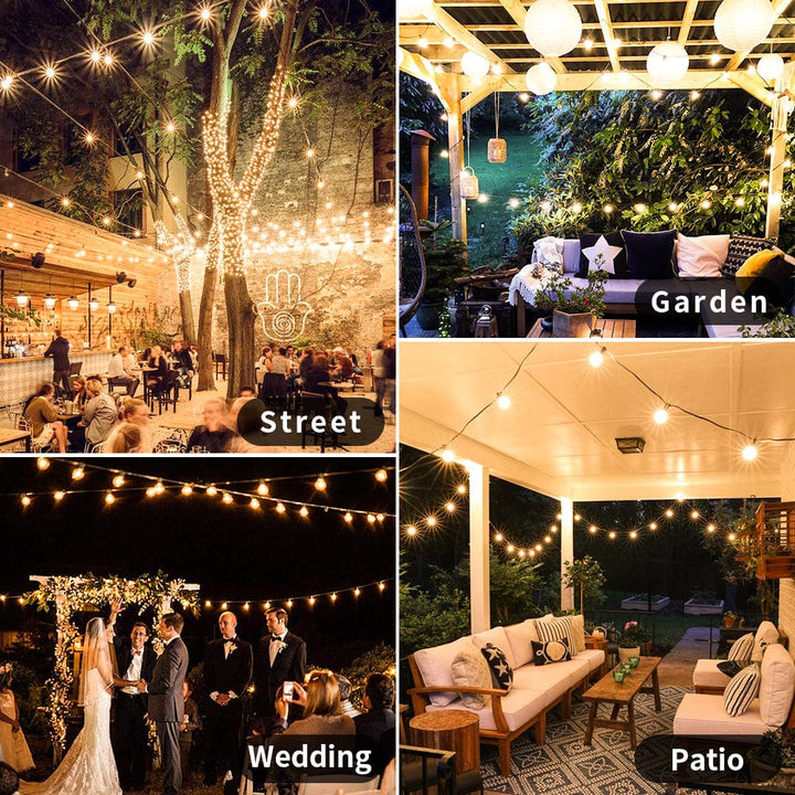 LED Ball String Lights Luvikno