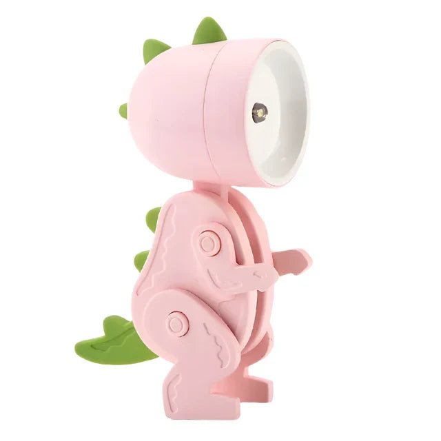 Søte Dinosaur LED Bordlamper – Justerbare Dyrefigurer Nattlamper for Barn | Luvikno