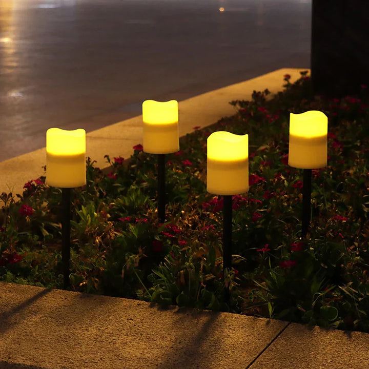 LED Sollys Utendørs – Værbestandig Sollampe for Hage, Balkong, Terrasse | Luvikno