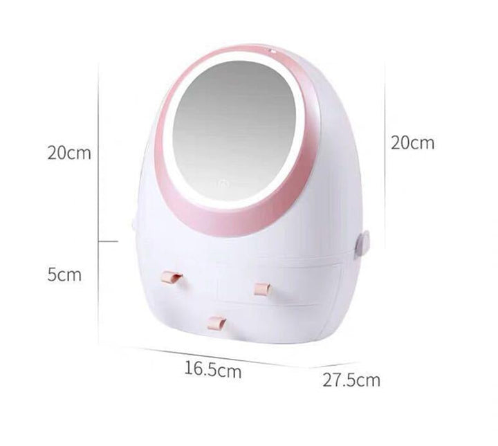LED Spejl Kosmetikkasse | Luvikno