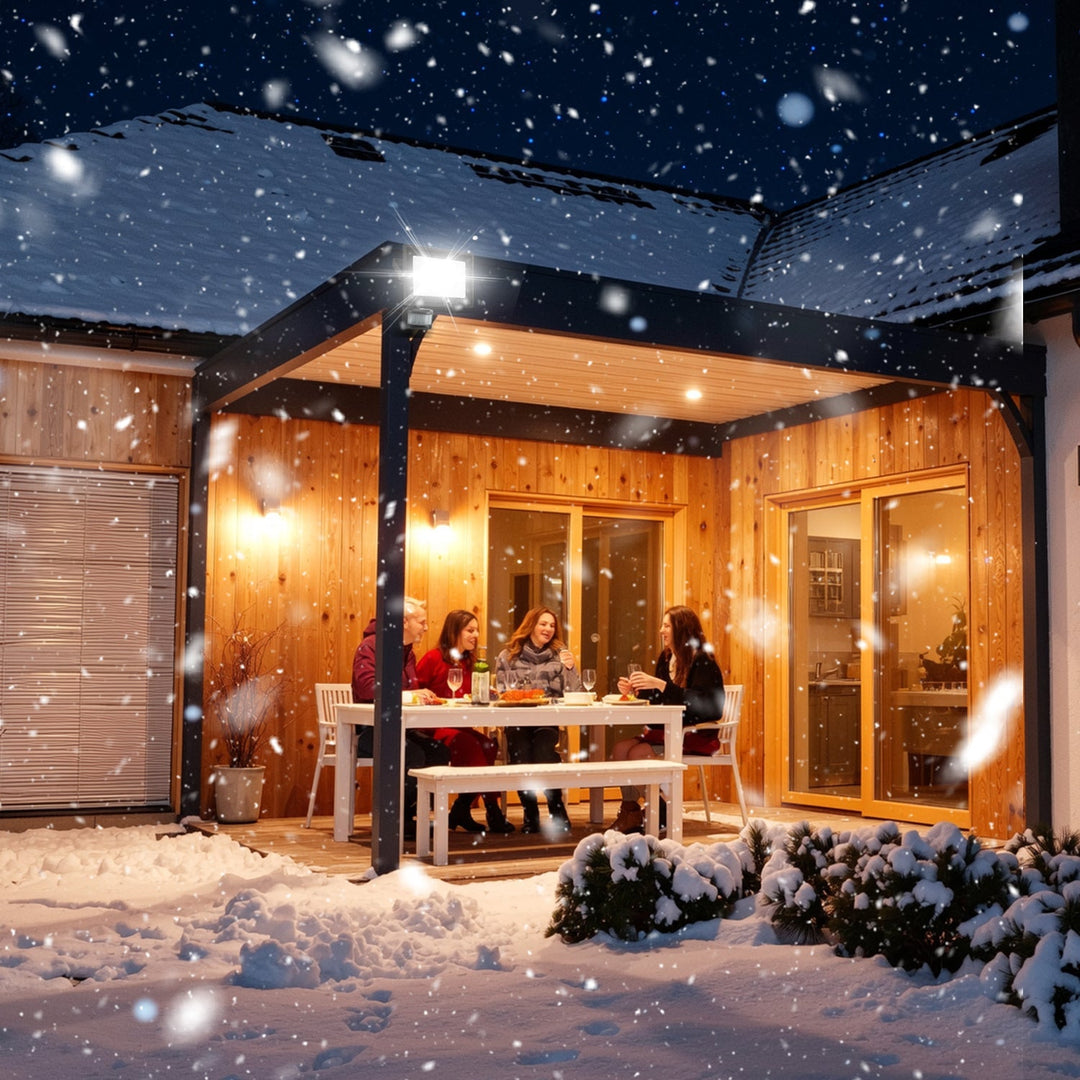 LED Flomlys med Bevegelsessensor Kald Hvit 10W-100W (uten kontakt) | Luvikno