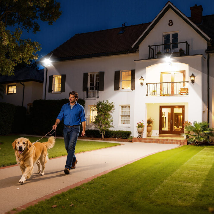 LED Flomlys med Bevegelsessensor Kald Hvit 10W-100W (uten kontakt) | Luvikno