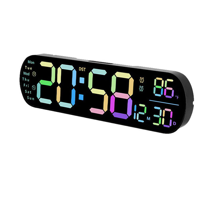 Multi Functional LED Display Clock | Luvikno