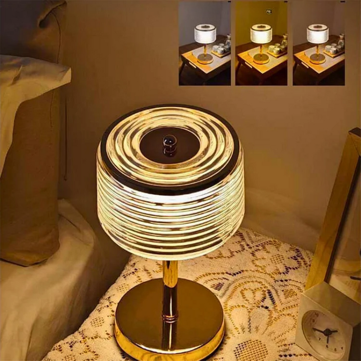 Luvikno | GlowRing Lys - Moderne Ringformet LED Bordlampe