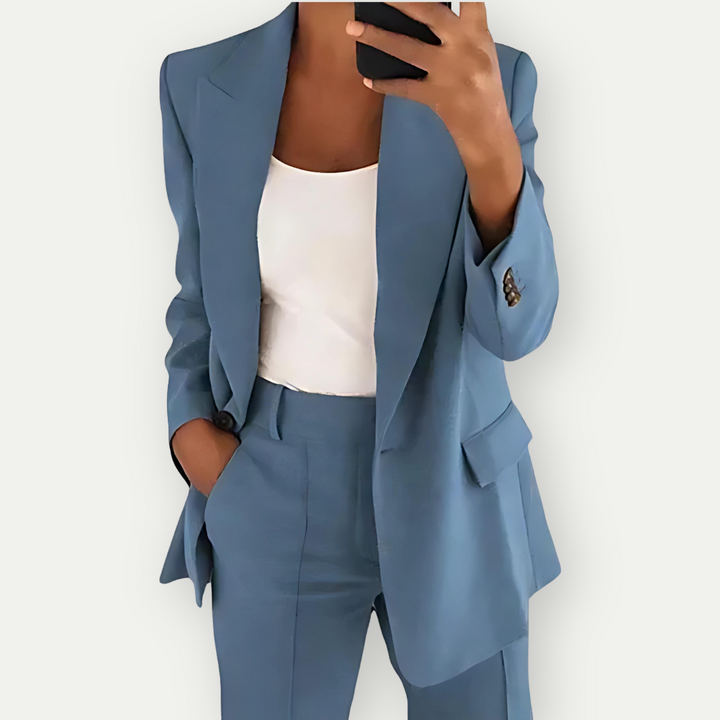Luvik | Kvinne Komfortabl Blazer Sett Offisiell