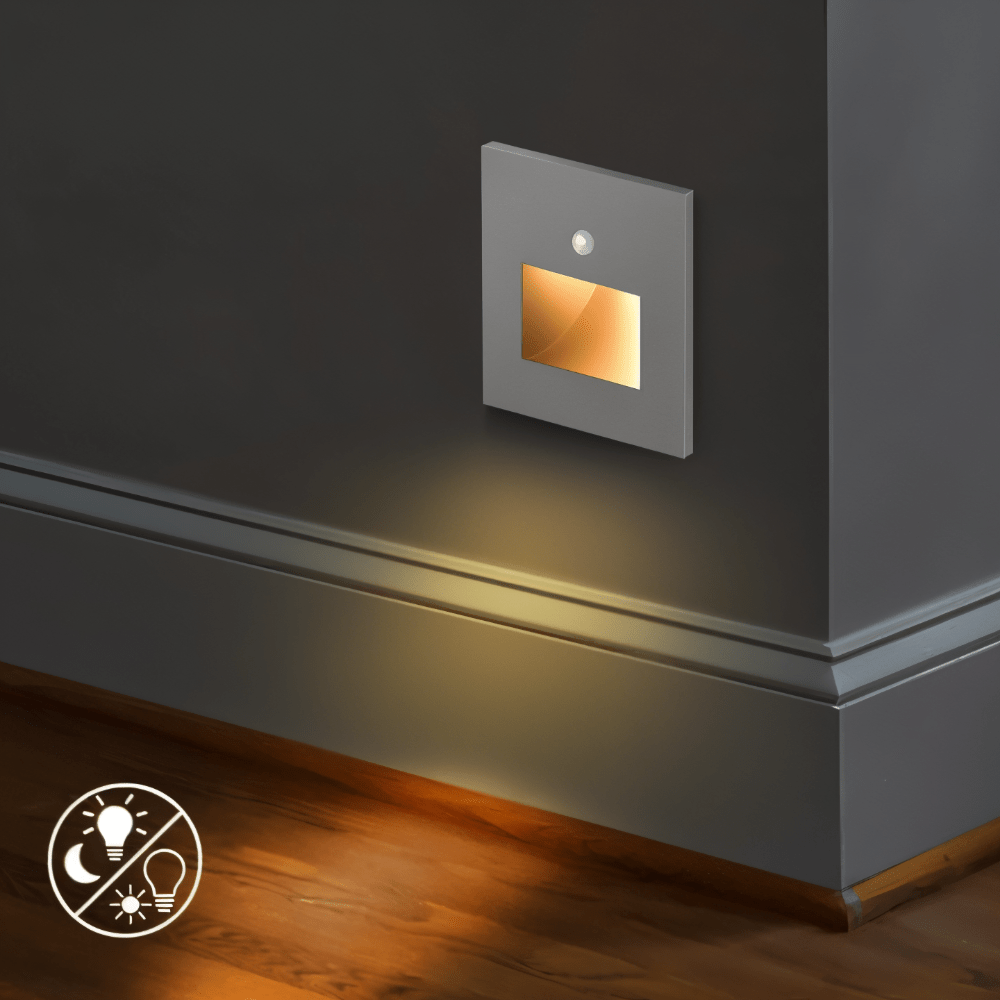 Luvikno | LED trinnlys med bevegelsesdeteksjon for myk omgivelsesbelysning