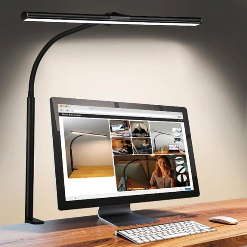 Luvikno | Fleksibel gåsehals LED skrivebordslampe for kontor & hjem
