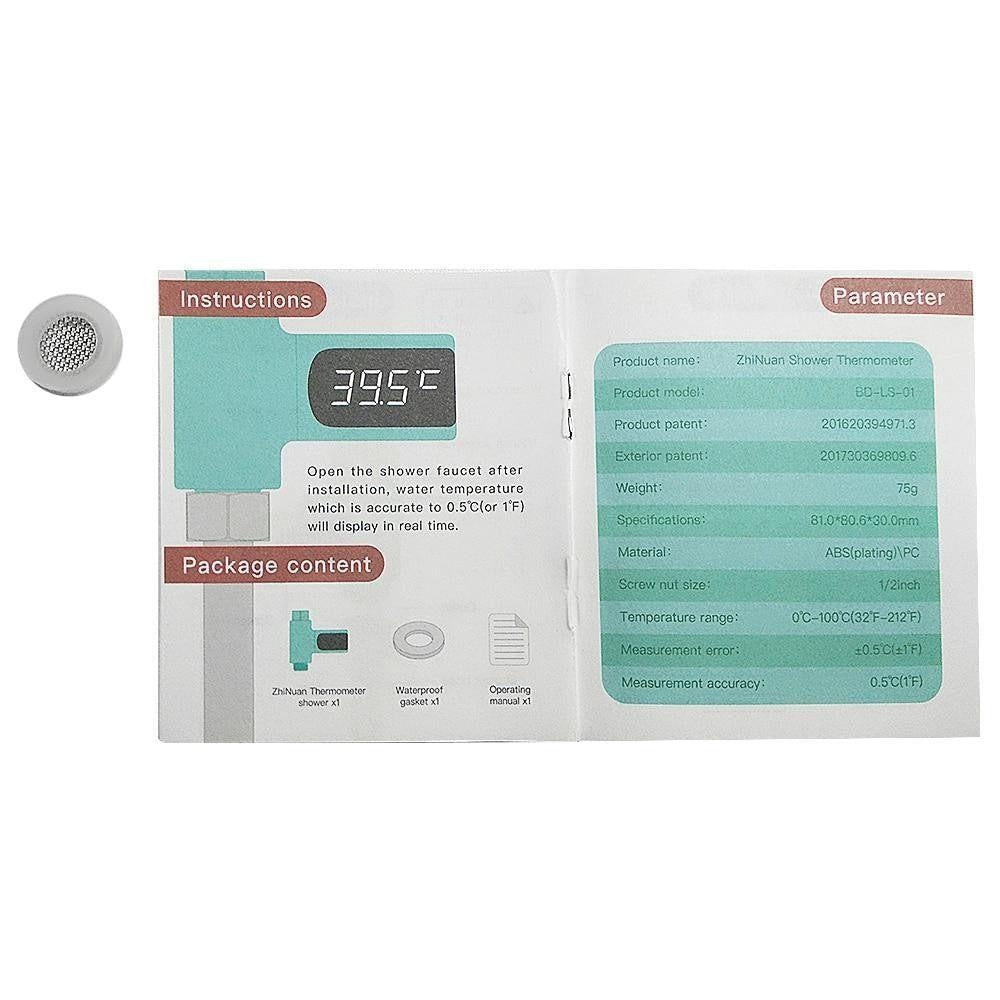 Digital Selvstrømmet Badtermometer | Luvikno