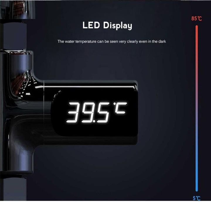Digital Selvstrømmet Badtermometer | Luvikno