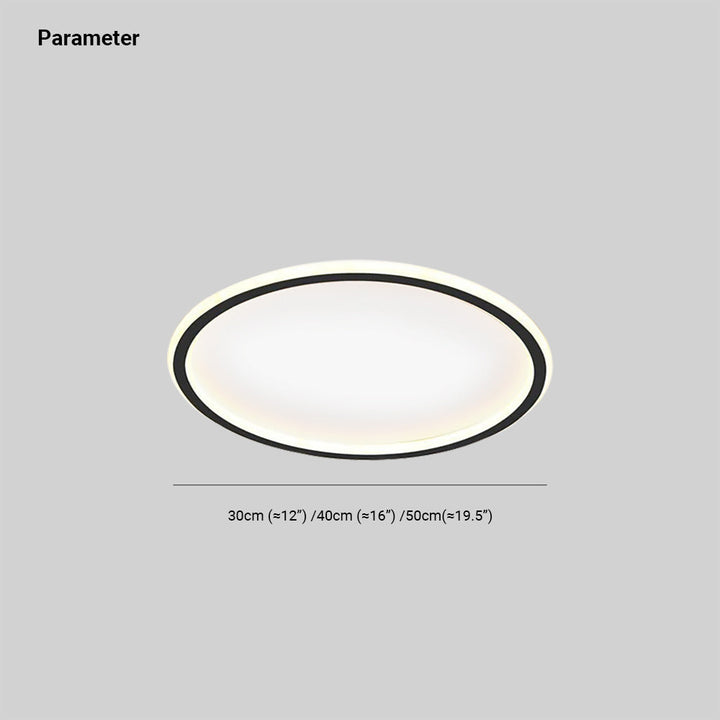 LunaNova - Moderne LED Taklampe Metall/Akryl for Stue og Soverom, Svart/Hvit Design | Luvikno