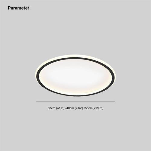 LunaNova - Moderne LED Taklampe Metall/Akryl for Stue og Soverom, Svart/Hvit Design | Luvikno