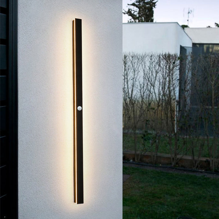 Zenith - Tight LED Vegglamper Svart Metall for Innendørs og Utendørs, Moderne Design for Hage og Hall | Luvikno