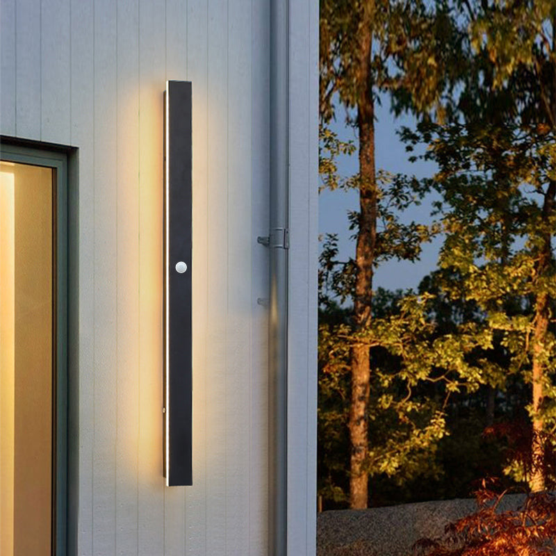 Zenith - Tight LED Vegglamper Svart Metall for Innendørs og Utendørs, Moderne Design for Hage og Hall | Luvikno