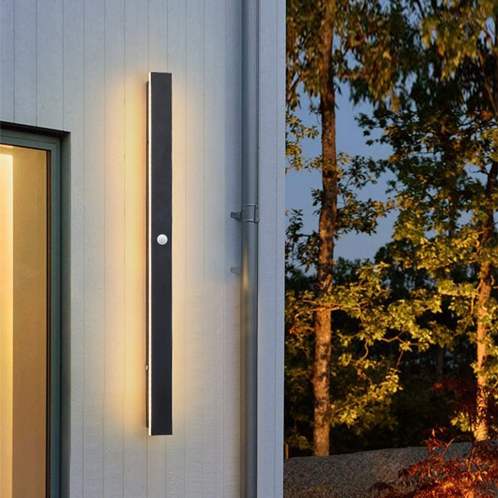 Zenith - Tight LED Vegglamper Svart Metall for Innendørs og Utendørs, Moderne Design for Hage og Hall | Luvikno