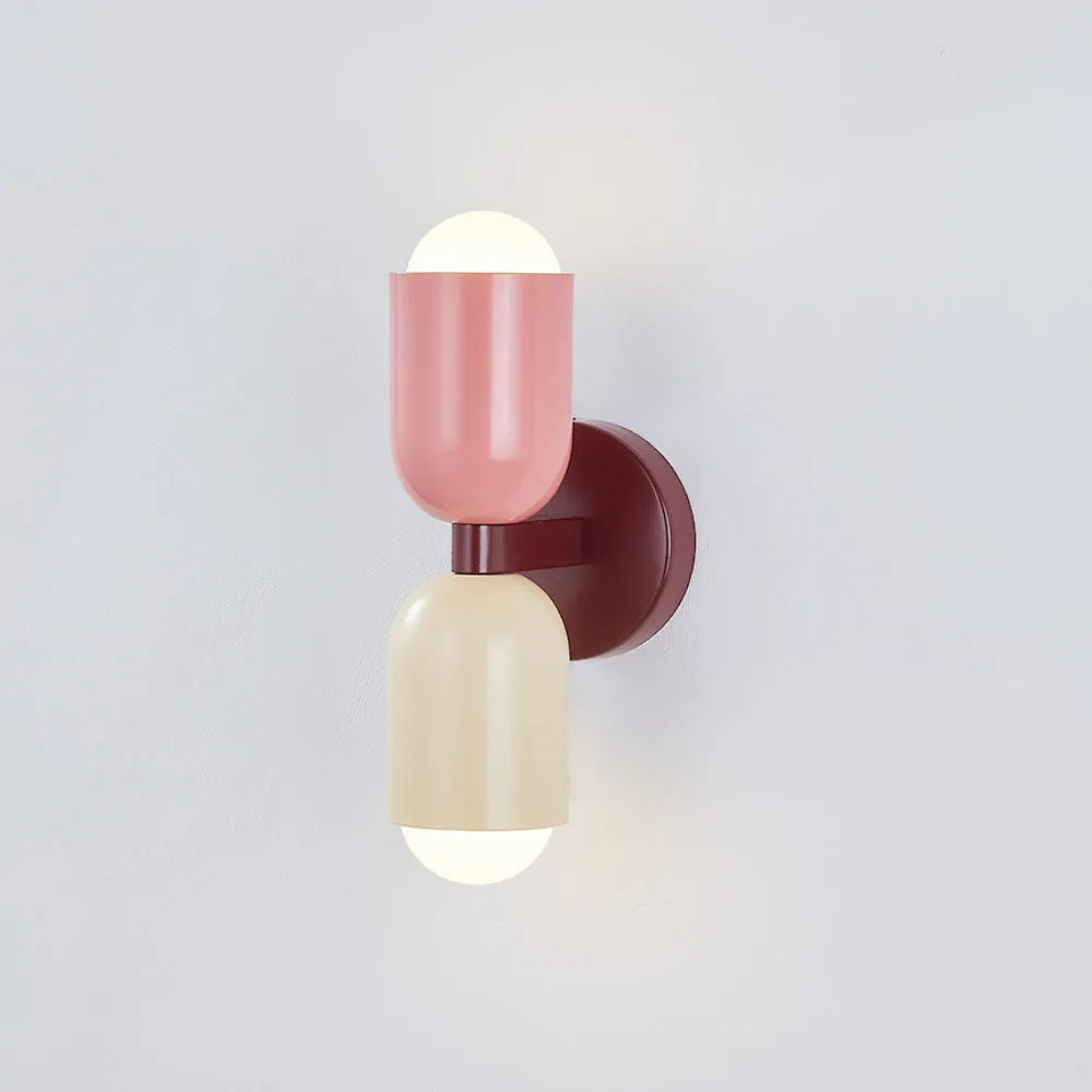 Vegglampe Skandinavisk Metall Innendørs Lampe Luvikno