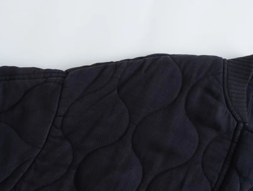 Luvik | Pyöreäkauluksinen puuvillatakki