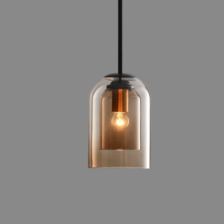 LuxeBeam Lys - Moderne Pendellampe laget av dobbelt glass | Luvikno