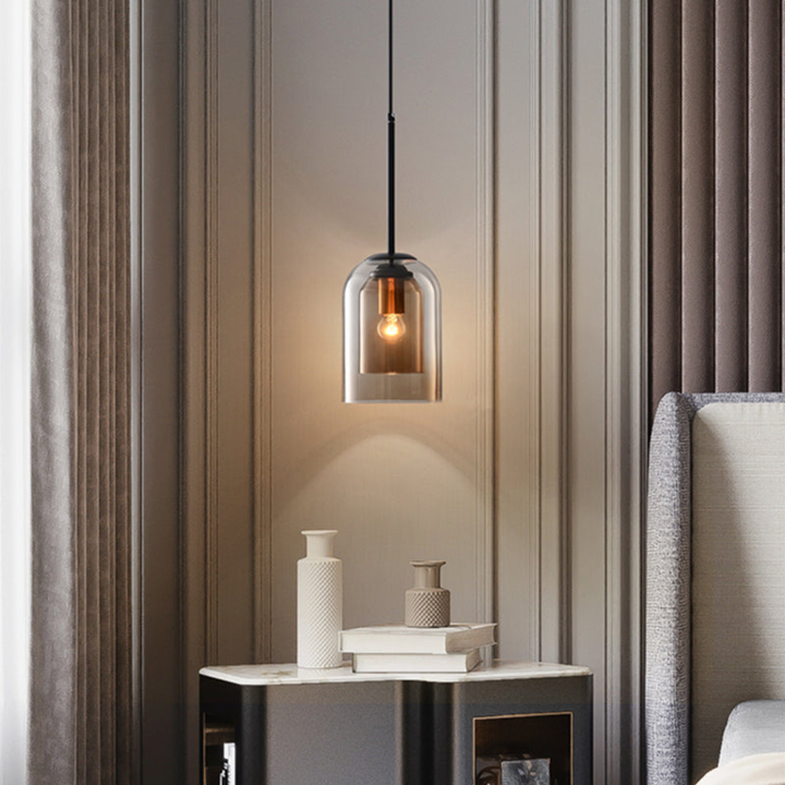 LuxeBeam Lys - Moderne Pendellampe laget av dobbelt glass | Luvikno