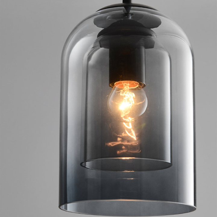 LuxeBeam Lys - Moderne Pendellampe laget av dobbelt glass | Luvikno