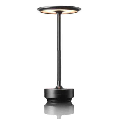 Bordlampe gull metall trådløs LED lys Luvikno