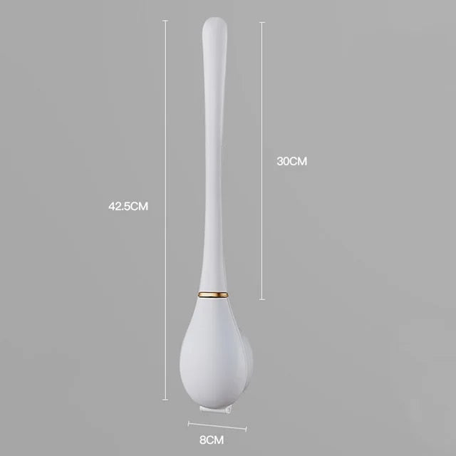 SumiClean - Slim silikon toalettbørste for badet ditt Luvikno