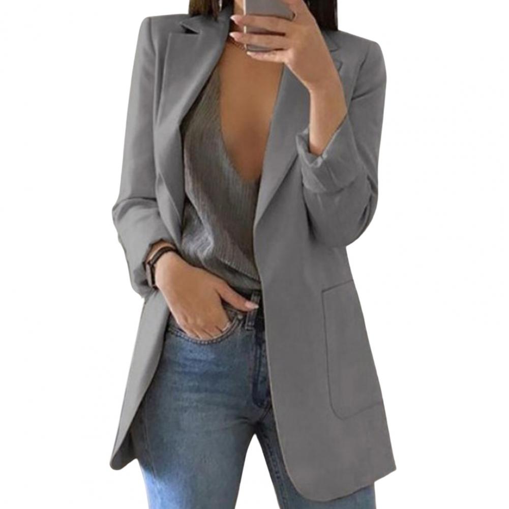 Luvik | Elegant Lang Blazer for kvinner