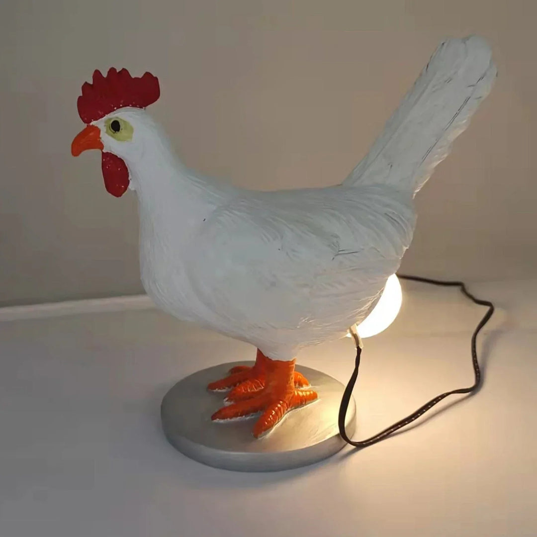 Innovativ Lampe for høner - Fremmer egglegging - Slår seg på og varmer opp | Luvikno