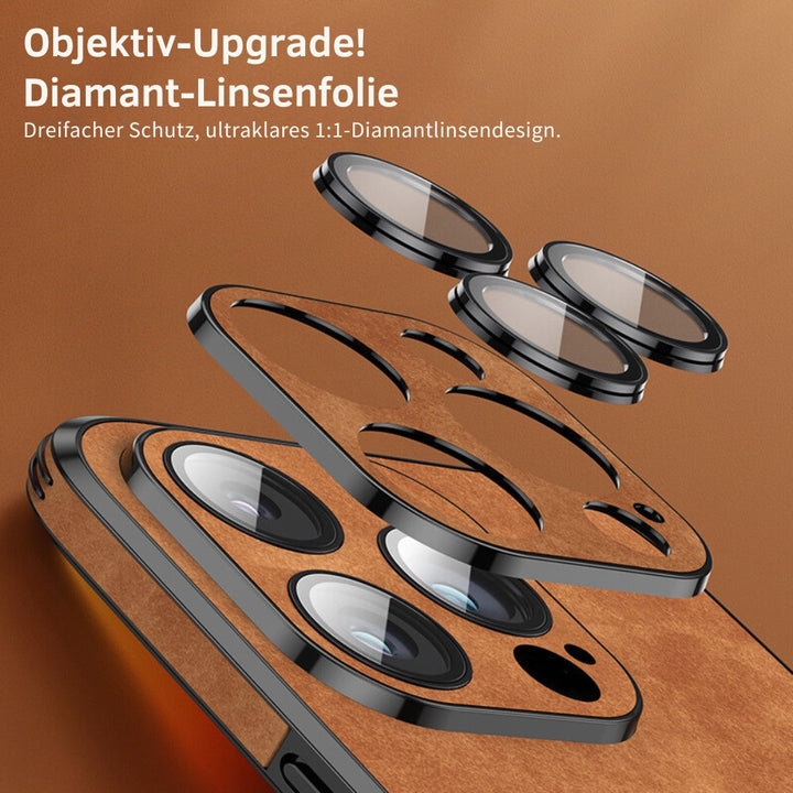 Luvikno | Deer - Luksuriøs Læder iPhone Deksel med Stilig Design og Sjokkbestandig Beskyttelse