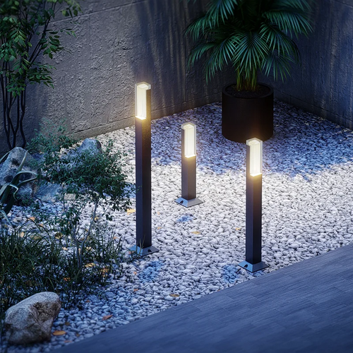 Luvikno | LED Hagebelysning LumiPath | Vanntett IP65 | Aluminiumsramme | 30 cm / 50 cm Høy